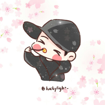 伯贤q版漫画 exo