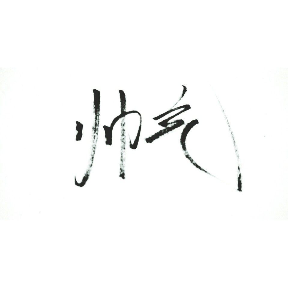 泼墨字？