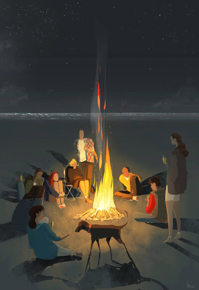 Crackling.
-by Pascal Campion