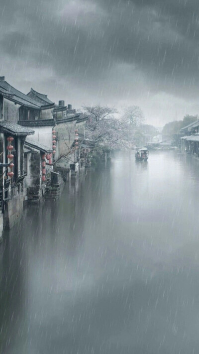 古风 壁纸 江南烟雨 中国风