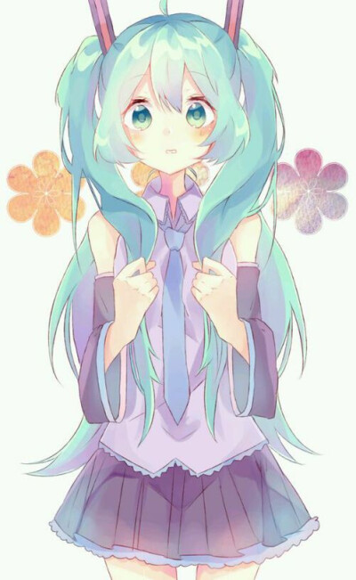 初音未来，初音，画眼线的猫嘟嘟，画，猫，，猫，眼线，嘟嘟