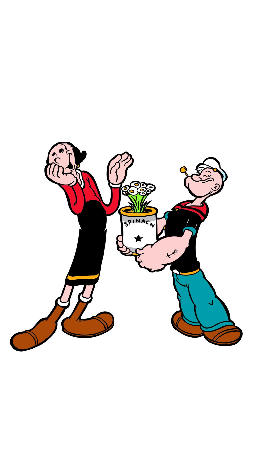 iPhone 壁纸 大力水手 popeye