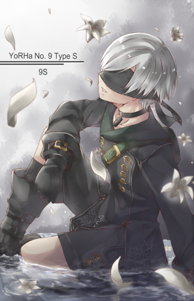 NieR：Automata 尼尔：机械纪元 9S 绘师：SKYE 本作品pixiv id=64540039