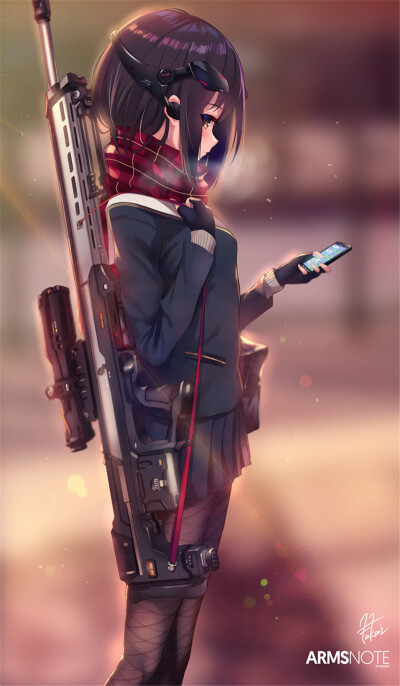 少女，武器