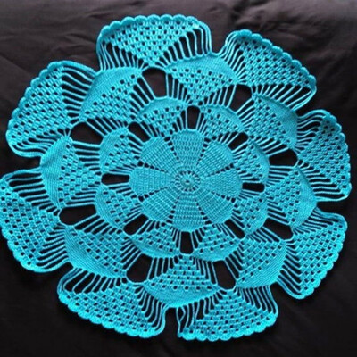 能勾起80-90年代回忆的立体感钩针蕾丝花样