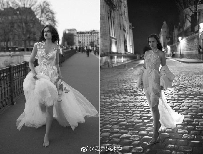 Liz Martinez 2018 Wedding Dresses | Liz Martinez新一季的作品呈现于街头，新娘游荡于光影交错的大街小巷，有些叛逆狂野，又有些唯美浪漫。 ​​​​