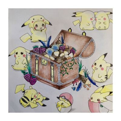 魔法森林。皮卡皮，皮卡丘～