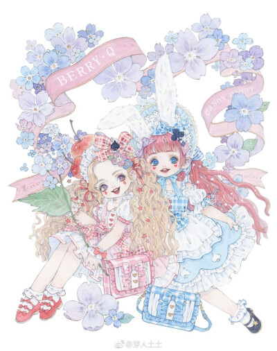 〖凉糕〗@芽人土土 唯美意境 动漫 水彩