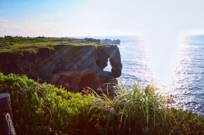 Okinawa 著名景点万座毛