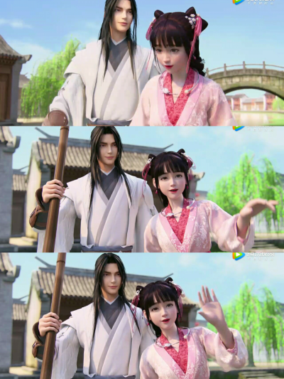 动漫《少年锦衣卫》朱延婍(九公主)&段云，云九cp❤古风动漫