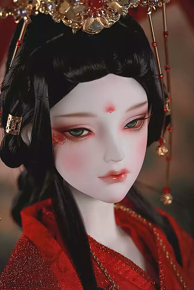 9折~龙魂人形社 异闻卷轴 芷丁花嫁-朝凤千仪 69cm女娃 bjd娃娃