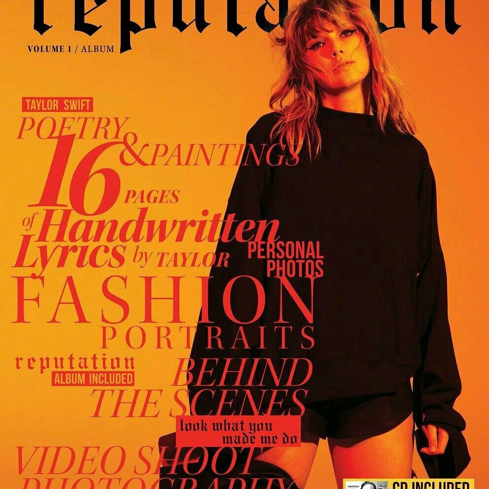 Taylor Swift霉霉2017最新专辑《reputation》