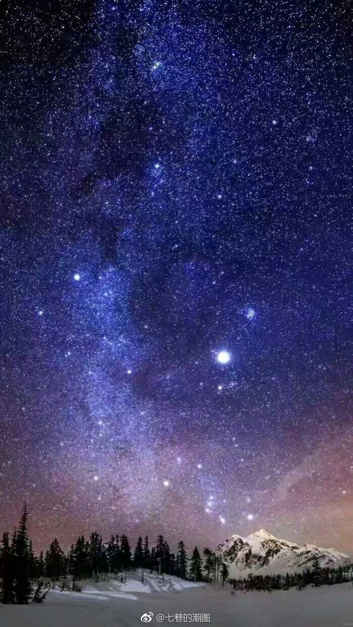 星空 壁纸（来源看水印）