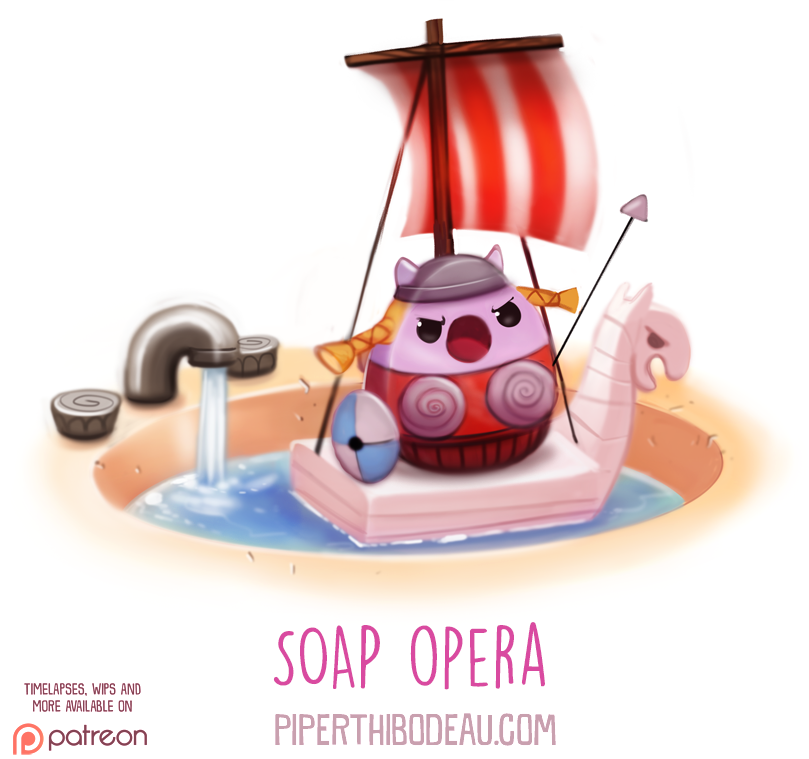 Daily Paint 1612. Soap Opera by Cryptid-Creations