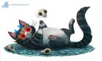 Daily Paint #1033. Hades Cat by Cryptid-Creations