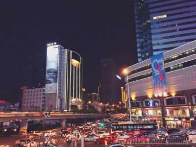 长沙夜景。