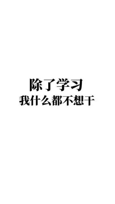 我除了学习什么都不想干【我都不相信】ヽ(￣▽￣)ノ