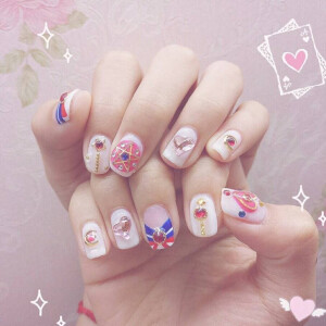 美少女战士美甲