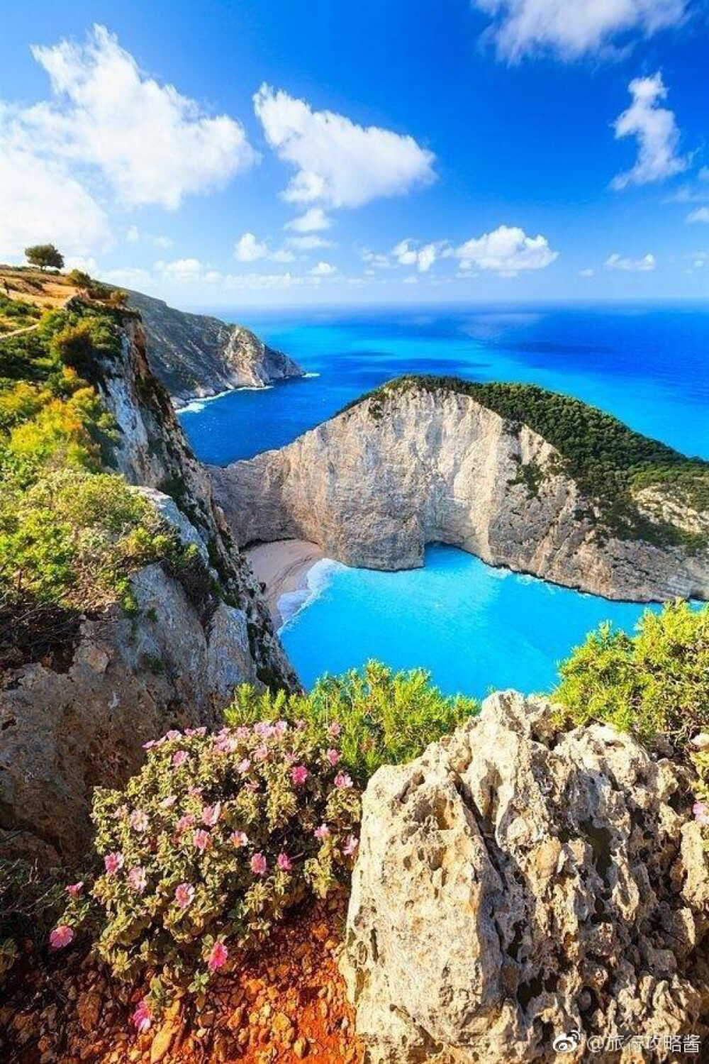 美丽的希腊扎金索斯岛 ​​​