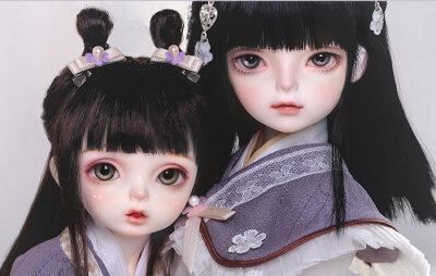 龙魂人形社 限定 BJD SD 娃娃 动漫 玩具 人偶手办 异闻卷轴 4分韶灵/6分韶月 古风女娃