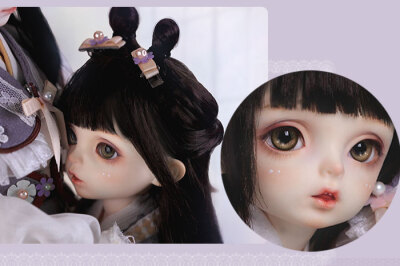 龙魂人形社 限定 BJD SD 娃娃 动漫 玩具 人偶手办 异闻卷轴 4分韶灵/6分韶月 古风女娃