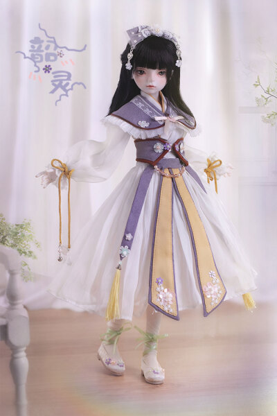 龙魂人形社 限定 BJD SD 娃娃 动漫 玩具 人偶手办 异闻卷轴 4分韶灵/6分韶月 古风女娃