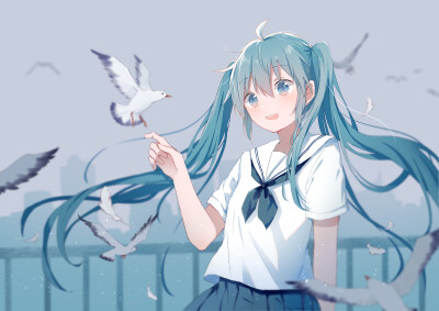 miku Pixiv_作品id：64702860