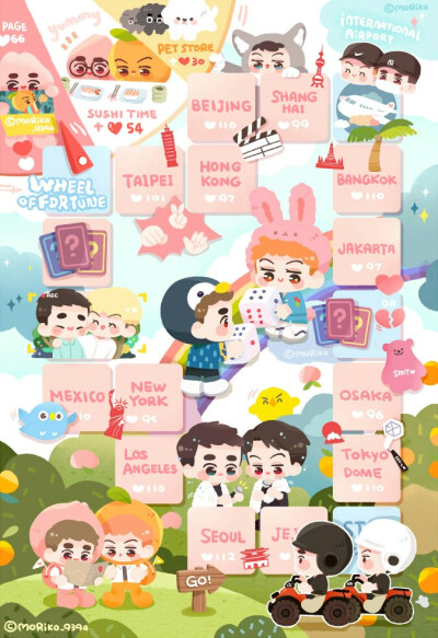 小桃子&小橘子 环游世界