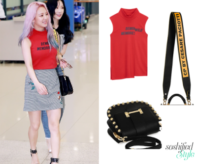 VOV: Sleeveless Lettering Top @ fashion.sivillage.com ₩129,000
Cesare Paciotti:
New ‘Cubo’ Bag @ cesare-paciotti.com (Price upon application)
Sign Logo Strap @ cesare-paciotti.com (Price upon ap…