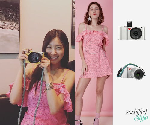 For Love & Lemons: Aurora Ruffle Dress @ shop.forloveandlemons.com $194
Leica:
TL System Camera @ us.leica-camera.com (Price upon application)
Rope Straps @ us.leica-camera.com (Price upon application)
