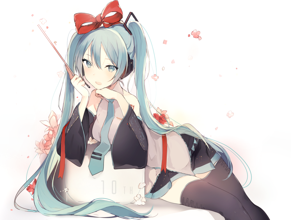 初音未来 绘师：Lpip 本作品pixiv id=64706910