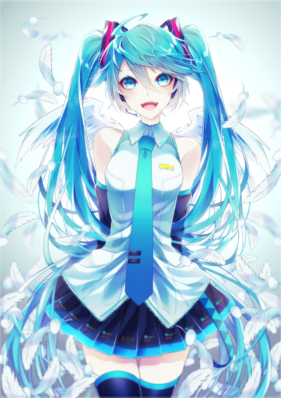 初音未来 绘师：1055 本作品pixiv id=64703628