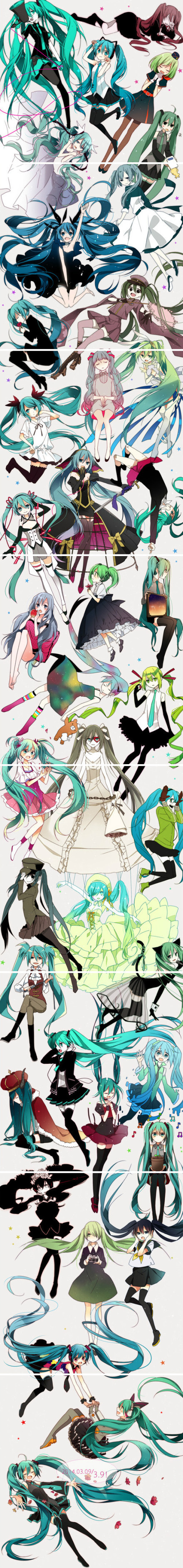 超长的初音大合集！