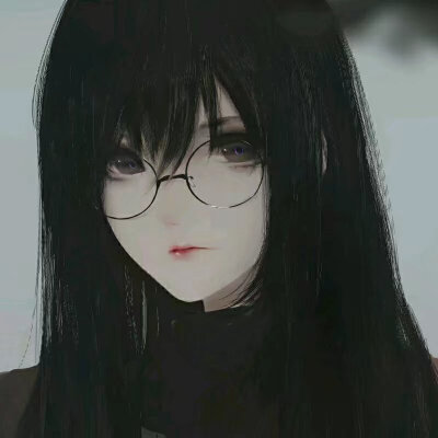 黑白.动漫.闺蜜头像