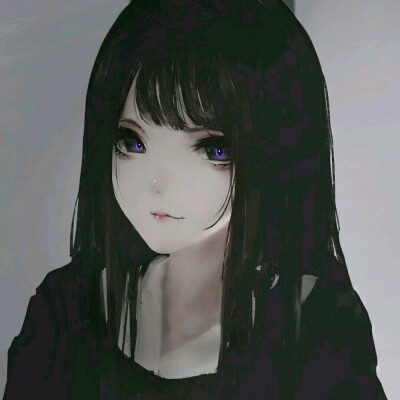 黑白.动漫.闺蜜头像