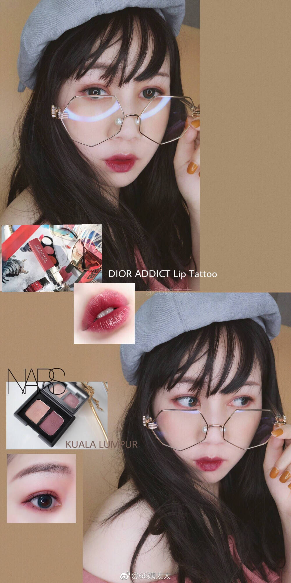 || DIOR ADDICT LIP TATTOO
DIOR染唇液771
是这个系列我买的第一支颜色 一见钟情
像是喝完红酒桑格利亚在嘴巴上留下的颜色
樱桃浆果红 超级显白
质地水润 涂上去有感觉到凉凉的薄荷感
干了之后不掉色 非常！持久！所以卸的时候要稍微注意卸干净
@66姨太太