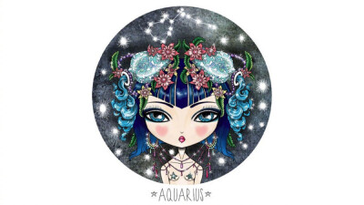 很可爱的星座卡通头像