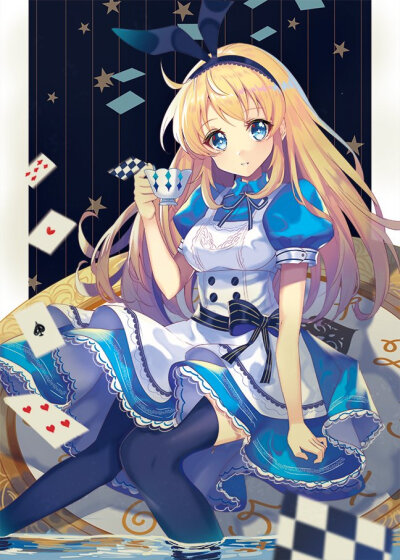 P站画师 バシコウ 作品【侵删致歉】
Alice【侵删致歉】爱丽丝梦游仙境