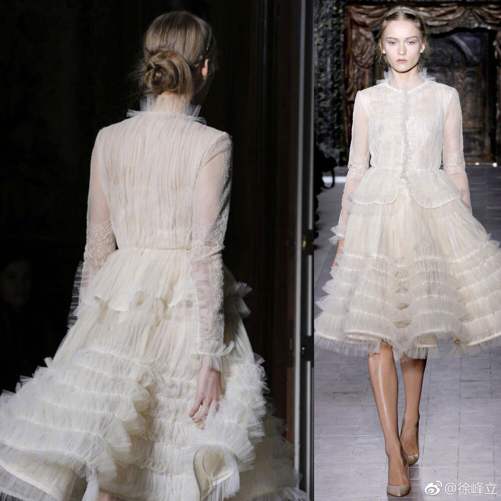 DETAILS | Valentino Spring / Summer 2013 背后是一道靓丽风景线，喊一声转头的想必是天仙～ 