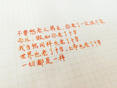 文字句子 手写