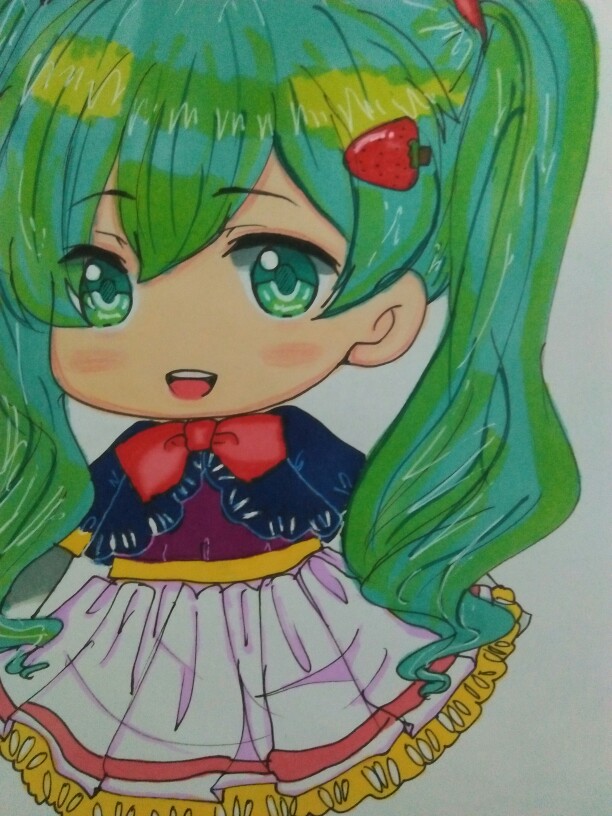 马克笔画的闻着头晕。。