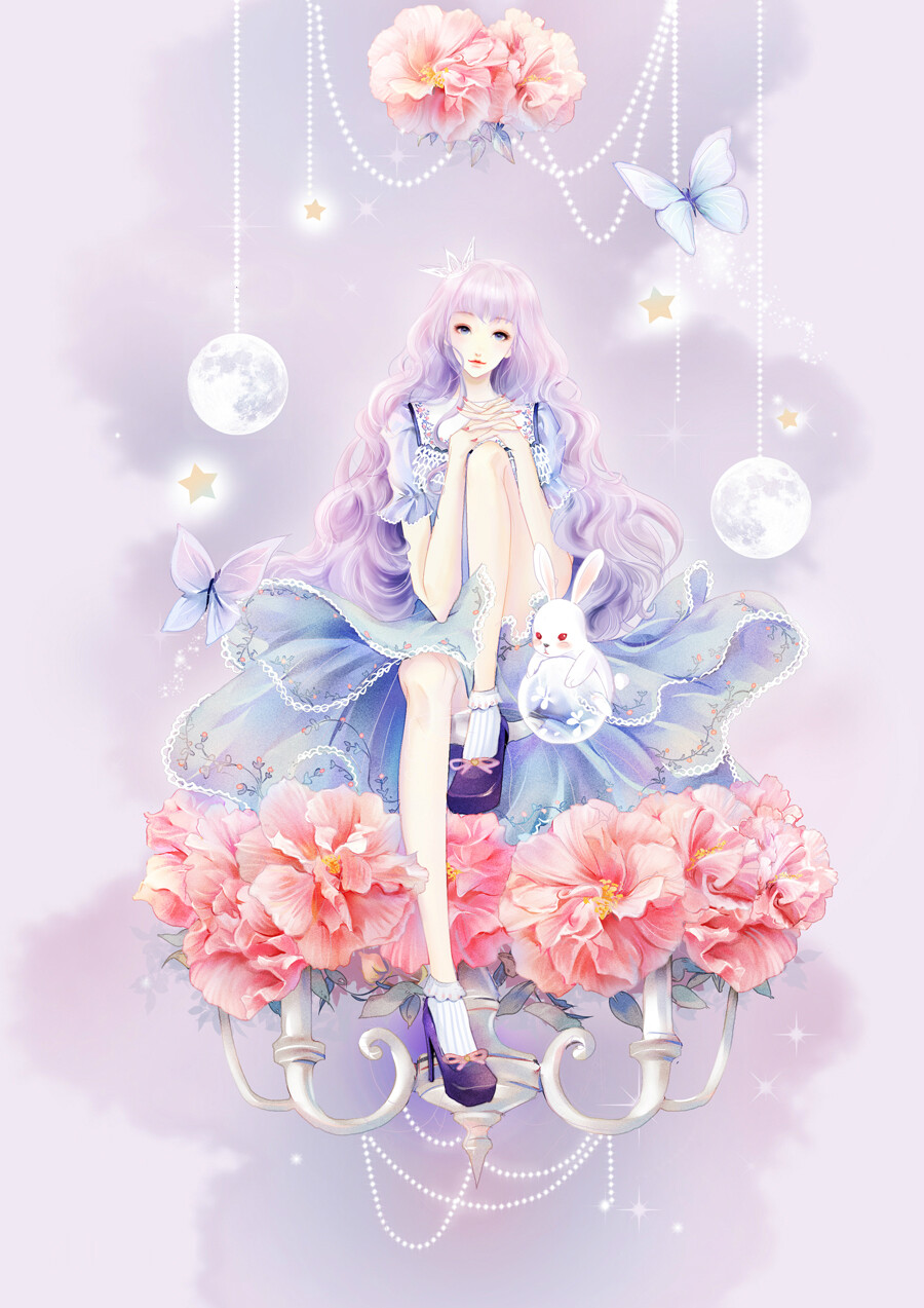 花火杂志封面图插画师epcat