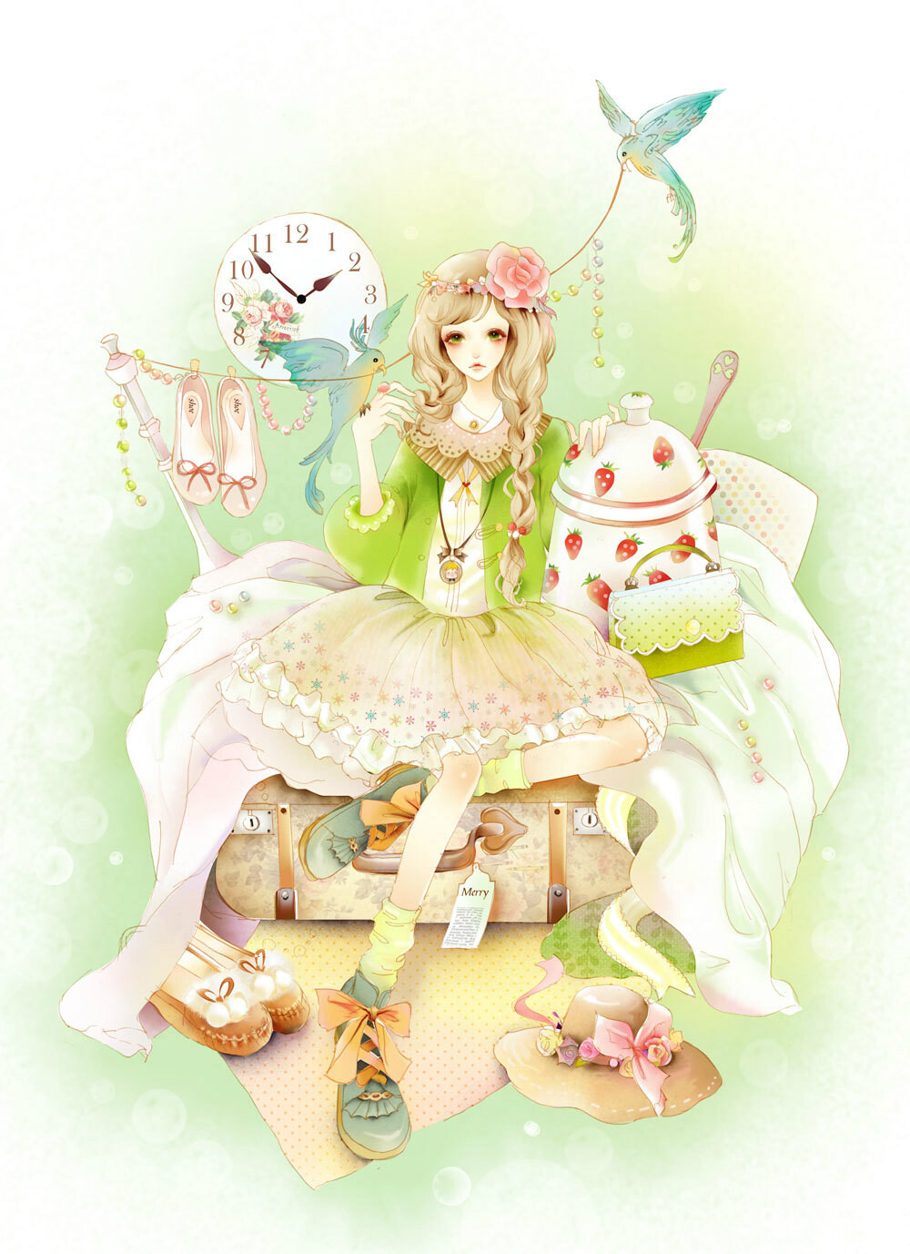 花火杂志封面  插画师:e.pcat