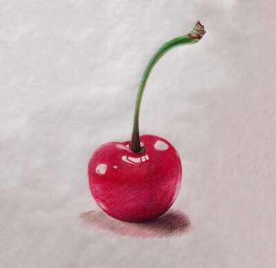 彩铅手绘（樱桃）