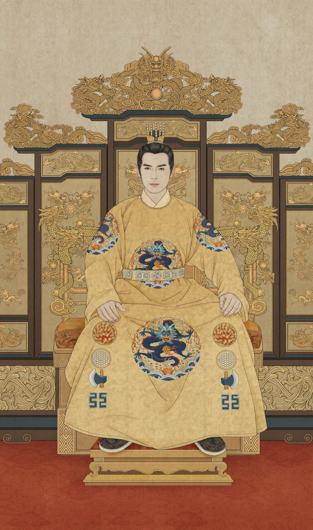 古风美男焦恩俊作者千景绘