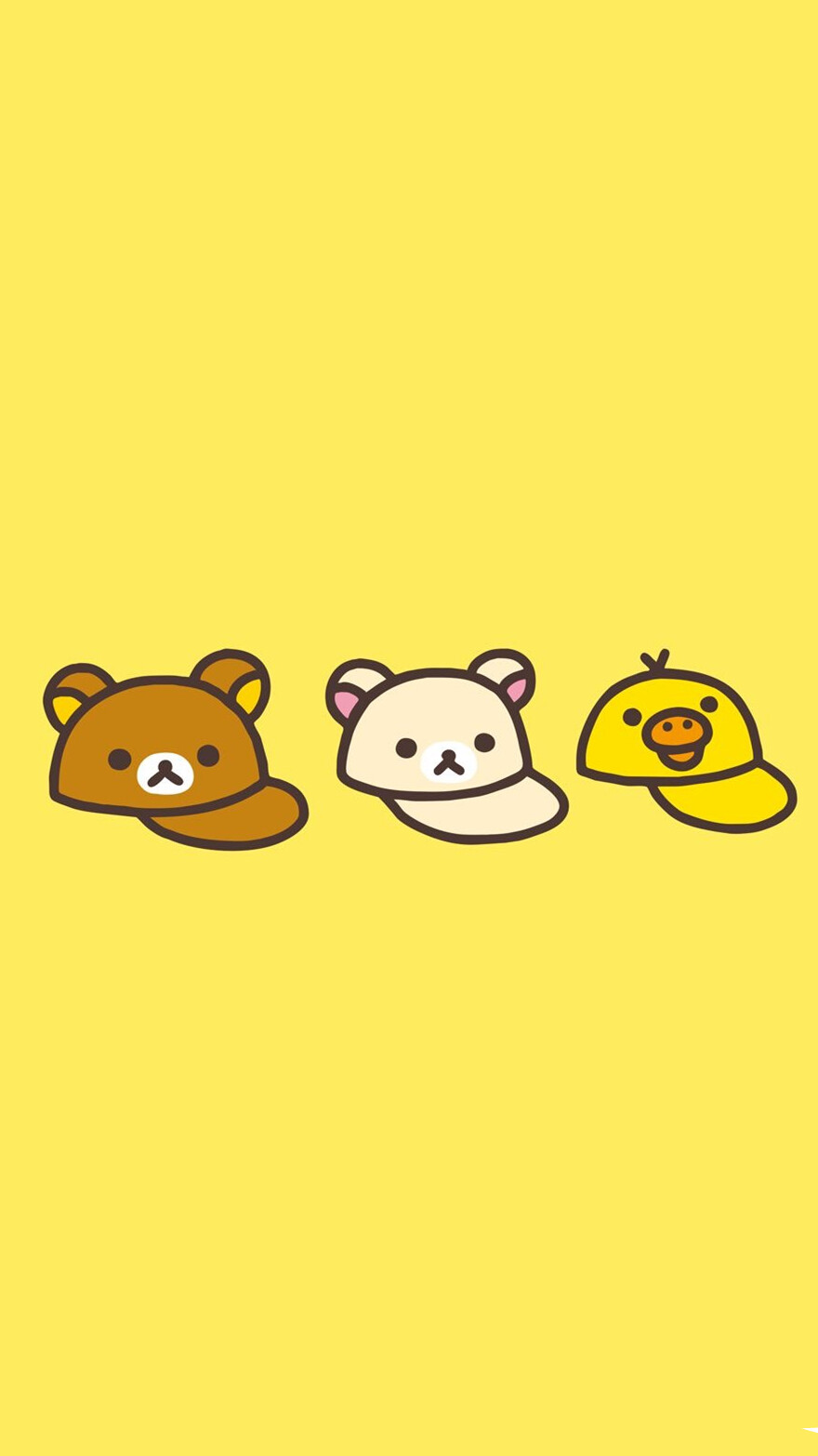 iPhone 壁纸 轻松熊 rilakkuma