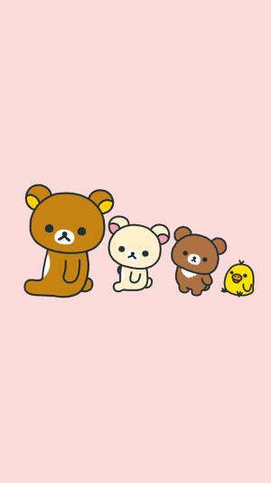 iPhone 壁纸 轻松熊 rilakkuma