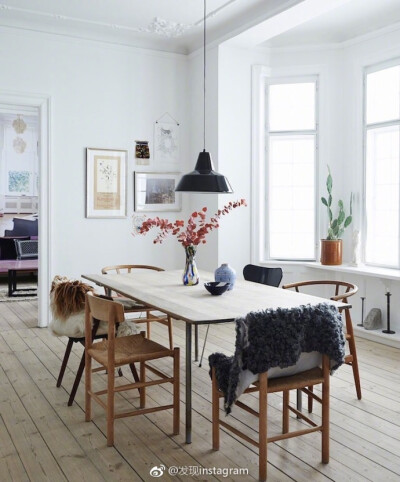 斯堪的纳维亚风格家居设计参考* ins:myscandinavianhome ​​​​