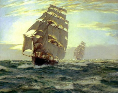 早安 | Montague Dawson ​​​​