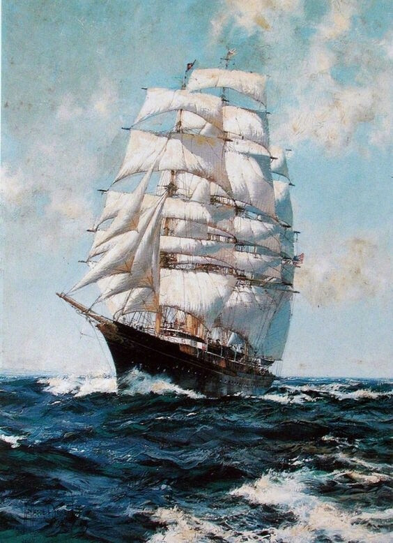 早安 | Montague Dawson ​​​​